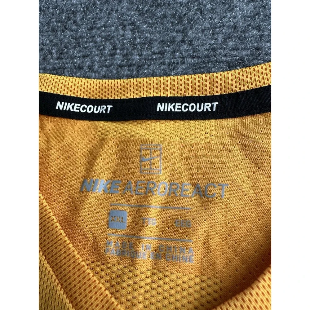 Mens 2018 Nike Rafael Nadal Monte Carlo AeroReact Tennis Shirt, Size 2XL